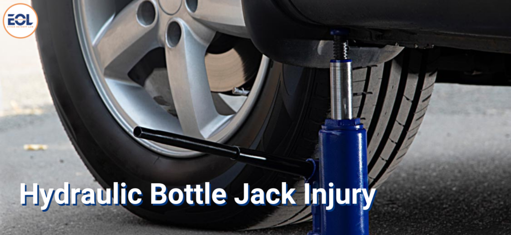 hydraulic bottle jack injury