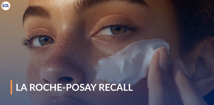 Woman applying acne treatment cream, La Roche-Posay recall, highlighting potential risks of benzene contamination in skincare products.