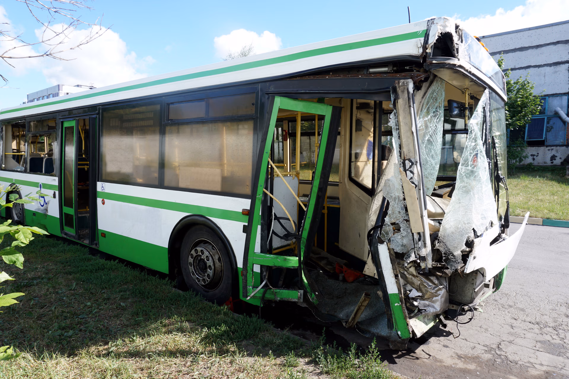 Greyhound bus crash Erie County