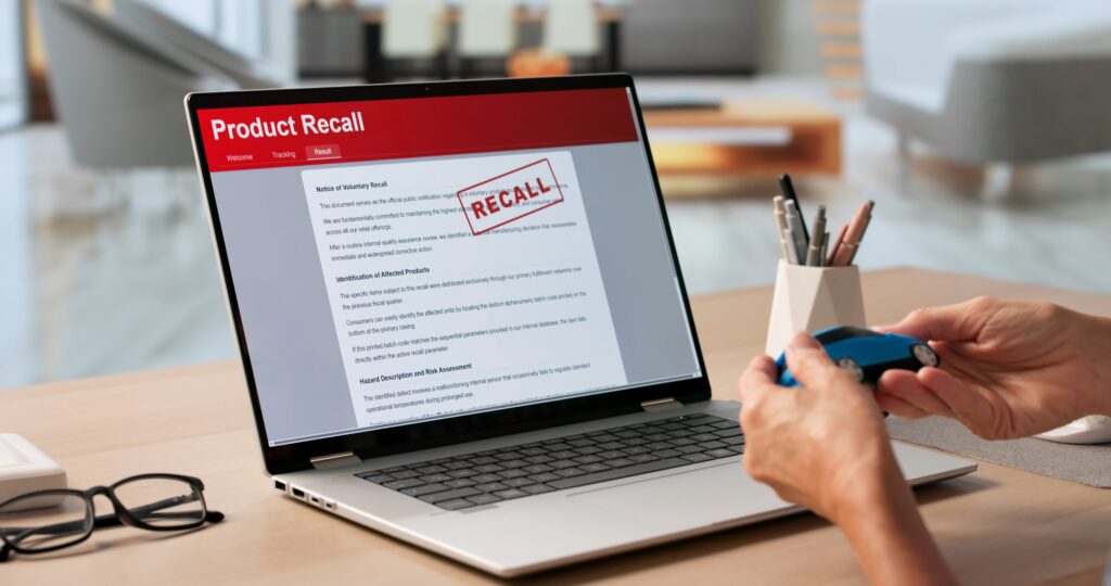 recalled baby products